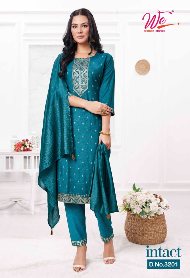 Wanna Intact Designer Rayon Readymade Suits Catalog
